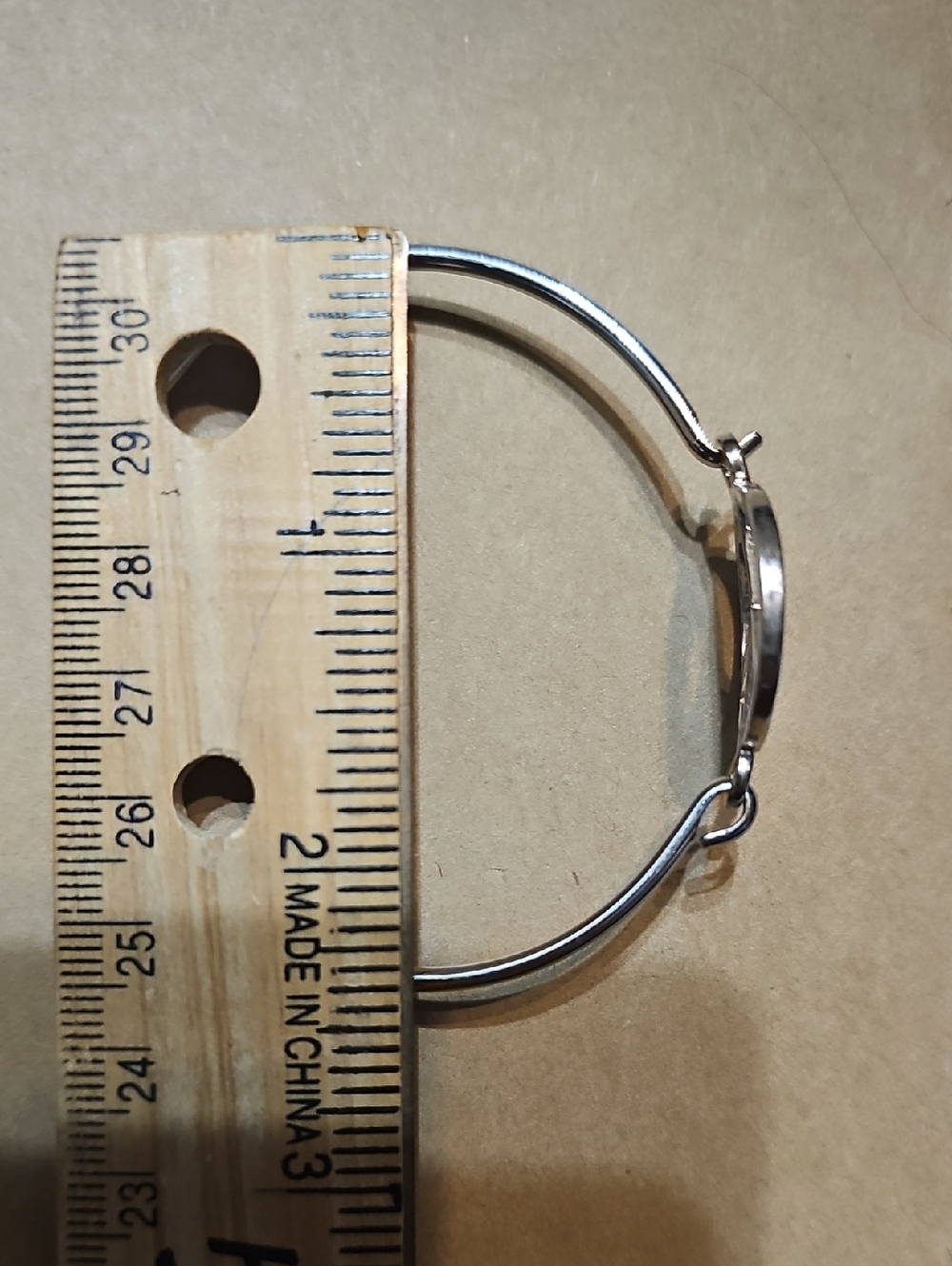Silver Tone Peace Sign Bracelet - Picture 5 of 5